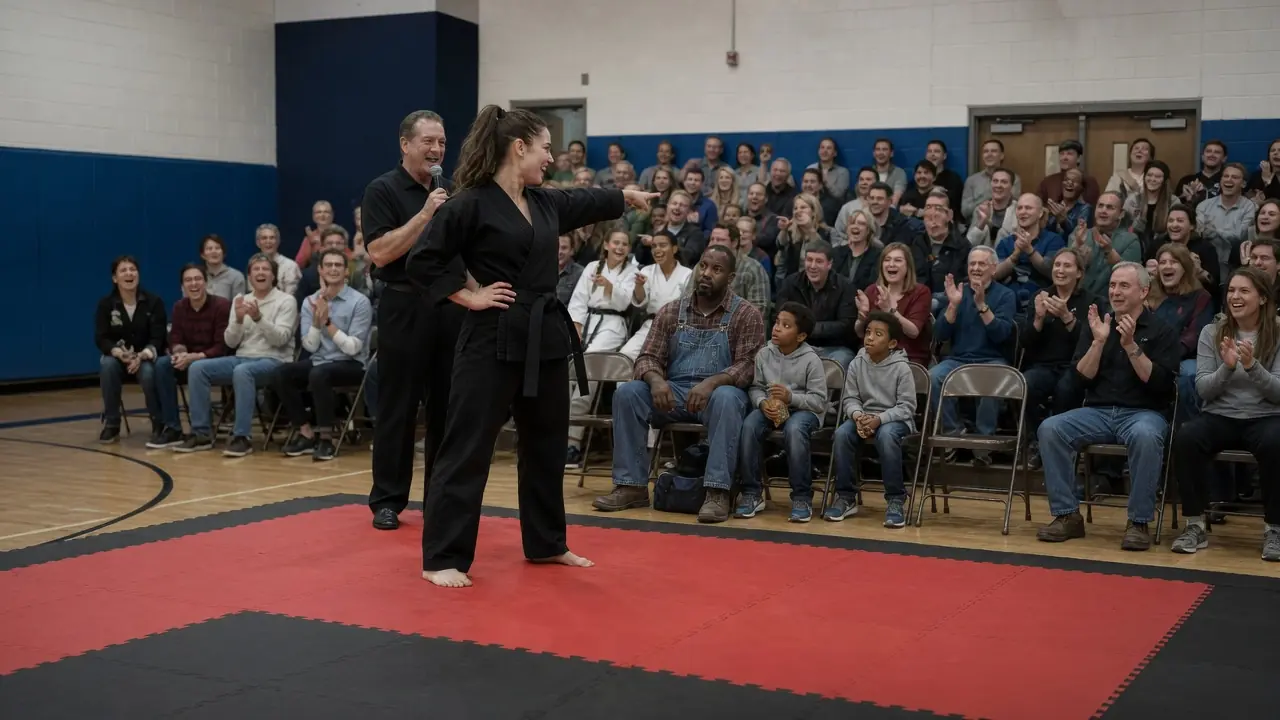 "Easy Money" An Arrogant Female Black Belt Challenges a Black Farmer Single Dad