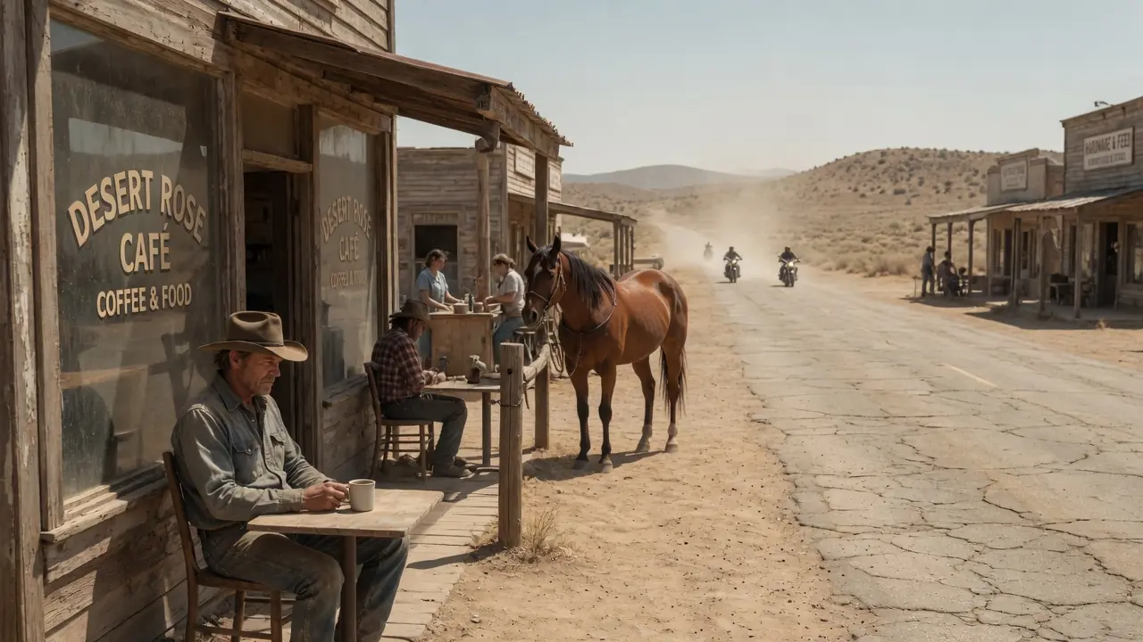 They Kicked His Horse — Then The Quiet Cowboy Closed The Café Door