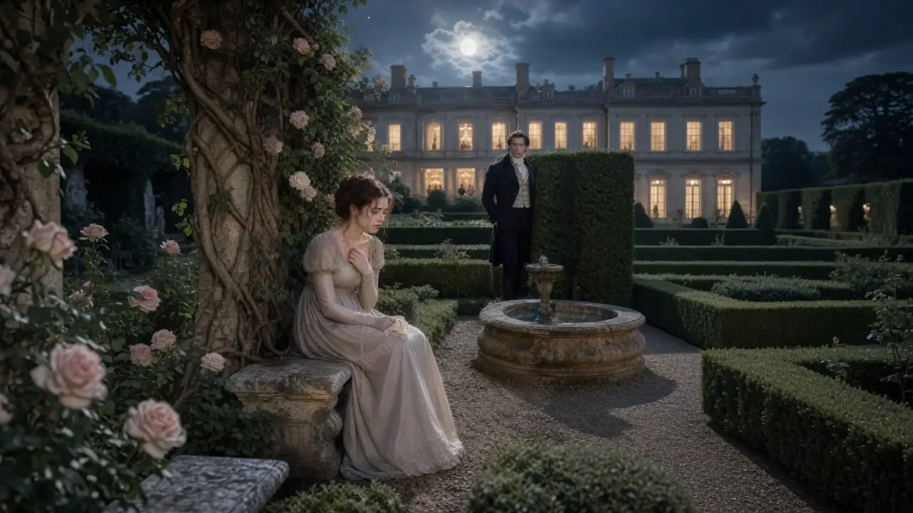 She Closed The Garden Gate Behind Her — Unaware The Duke Had Followed Her There
