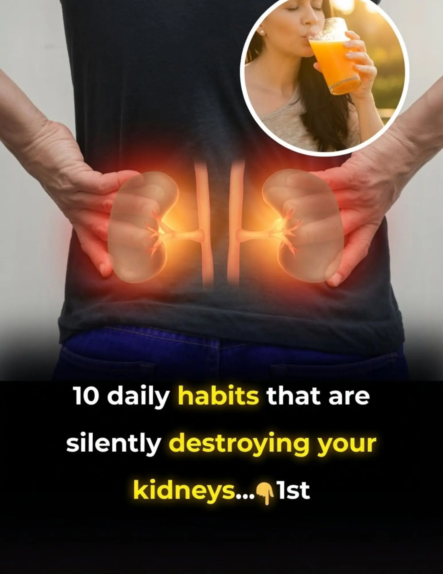 10 Everyday Habits That May Be Harming Your Kidneys Without You Realizing It