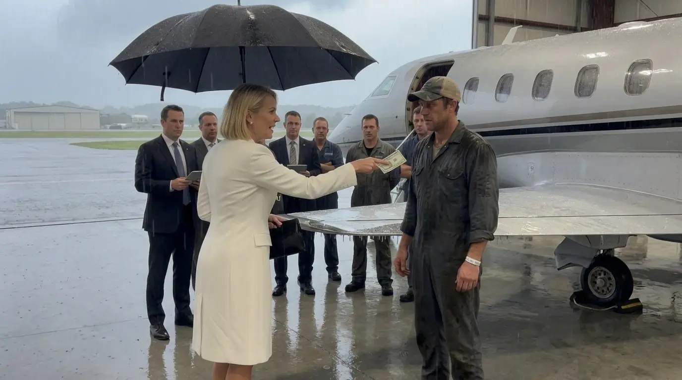 The CEO Threw a Single Dad Mechanic $100 - Then Bet $10M He Couldn't Start Her Jet