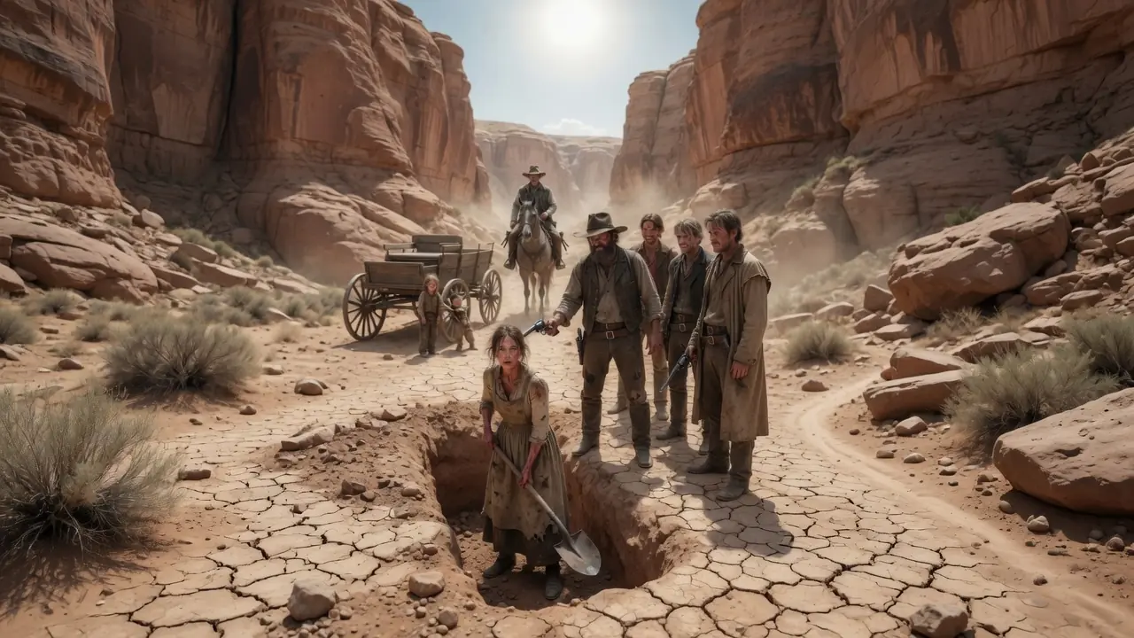 They Forced a Young Mother to Dig Her Own Grave - The Nameless Gunslinger Stopped the Shovels