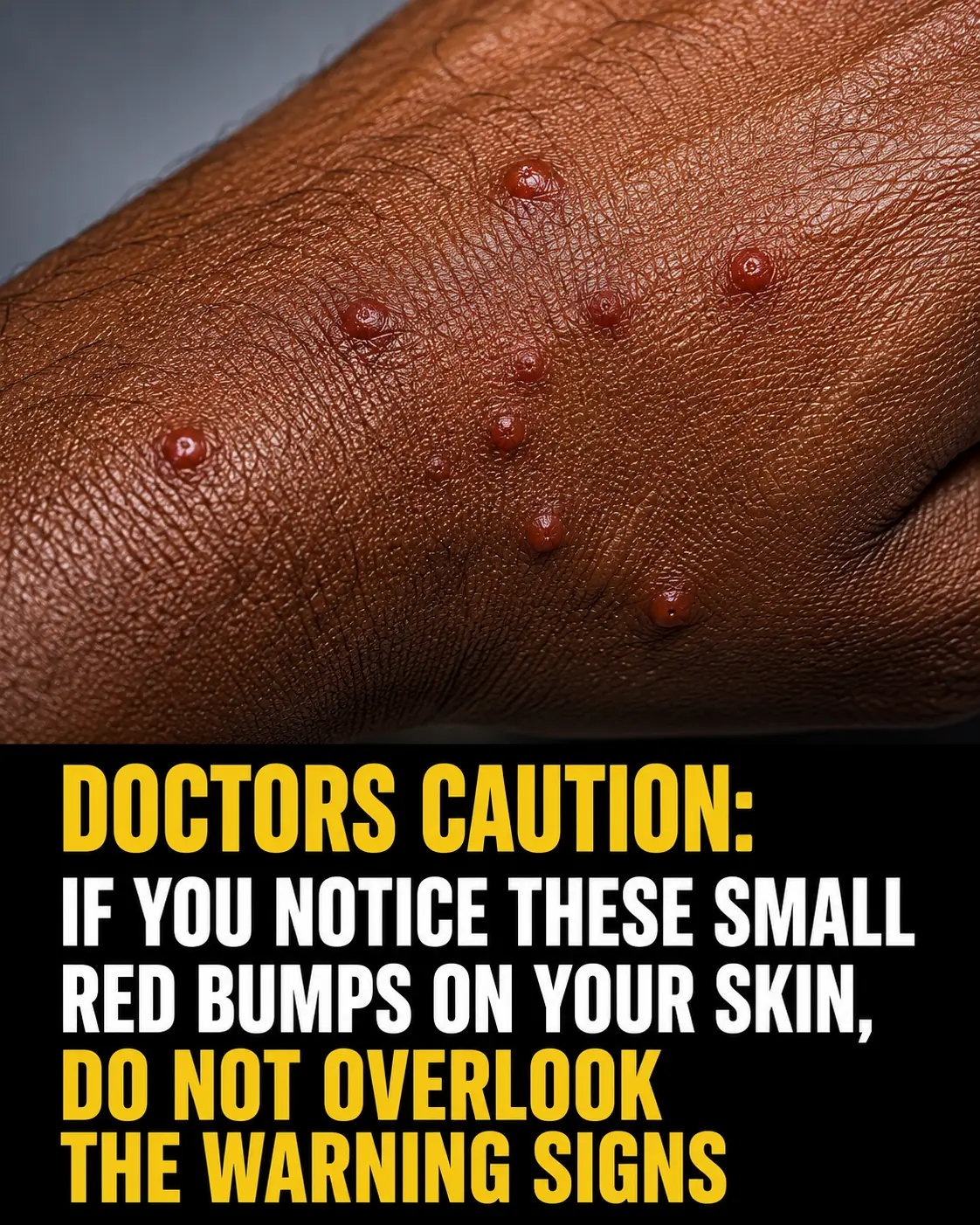 If you see these painful red bumps, you may have dyshidrotic eczema
