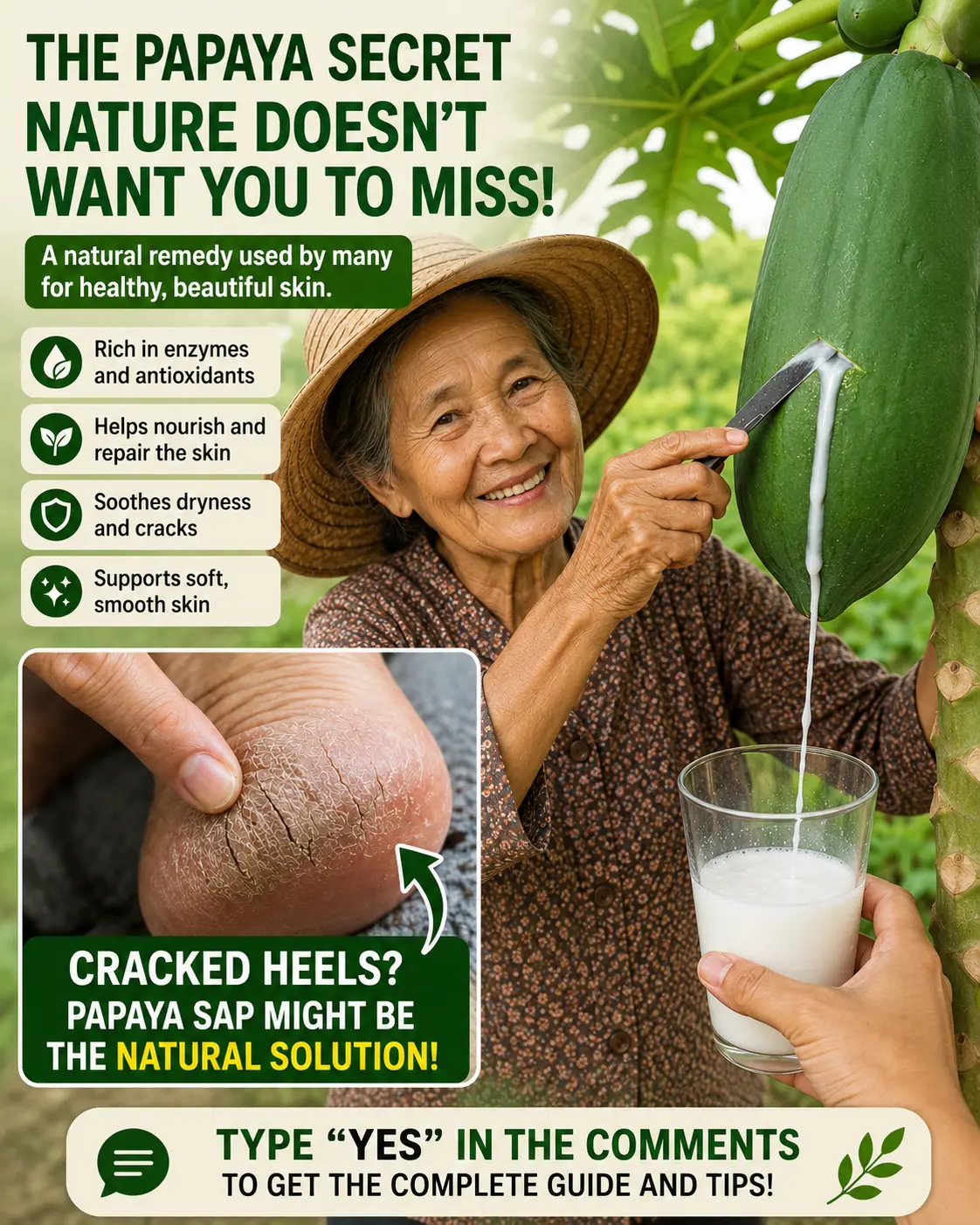 🥭 Everyone Loves Papaya, But Few People Realize How Valuable Papaya Latex Can Be 🌿✨