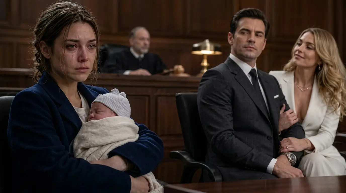 She Came to Divorce Court With Their Newborn Daughter — But He Sat Beside His Mistress