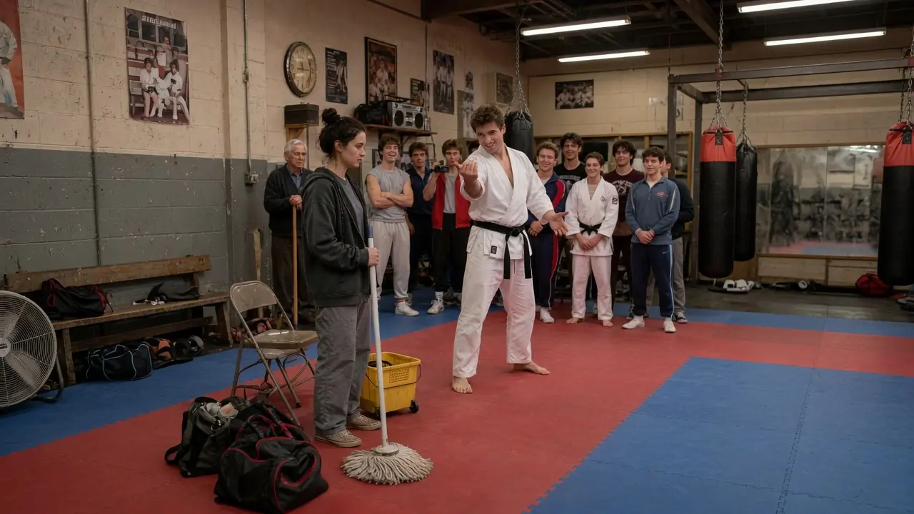 Black Belt Asked A Janitor To Fight As A Joke — What She Did Next Made The Whole Gym Stand SHOCKED