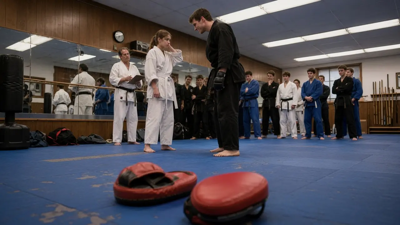 Black Belts Laugh At Little Girl At Karate Class — Unaware She Is A Karate Black Belt Champion