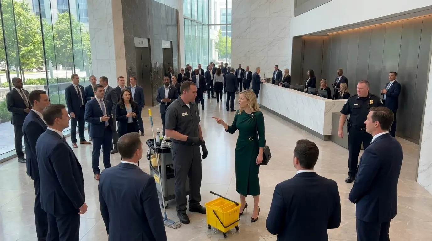 "Get Out of Here!" Billionaire Screamed at Single Dad Janitor — Moments Later, the Truth Shocked Her