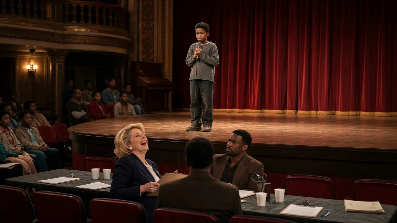Black Boy Sings at Talent Show to Pay Mom's Surgery — Not Knowing the Judge Is His Father