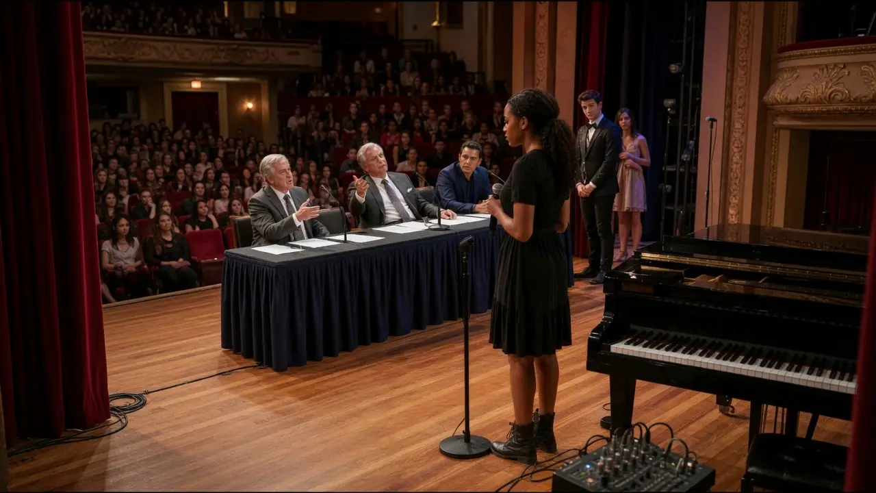 A Billionaire Mocked a Black Girl, Asked Her to Sing — Then Her Voice Soared and the Hall Went Quiet
