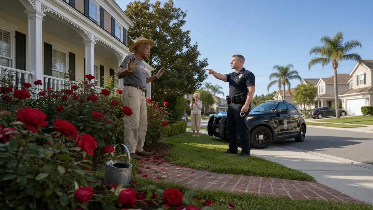 Police Harass Elderly Black Man Gardening — He’s a Retired Police Trainer, Career Ends