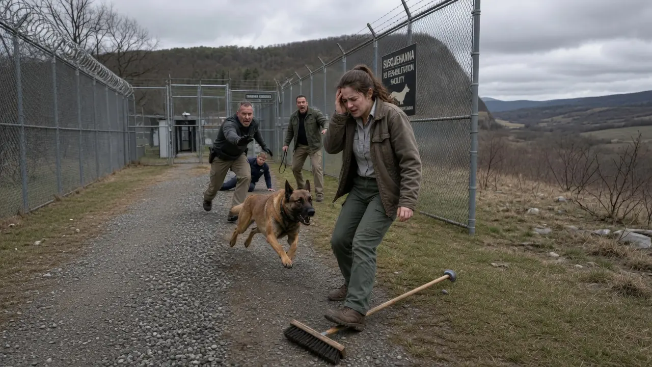 The SEAL Dog Attacked Everyone — Then Suddenly Sat Beside Her