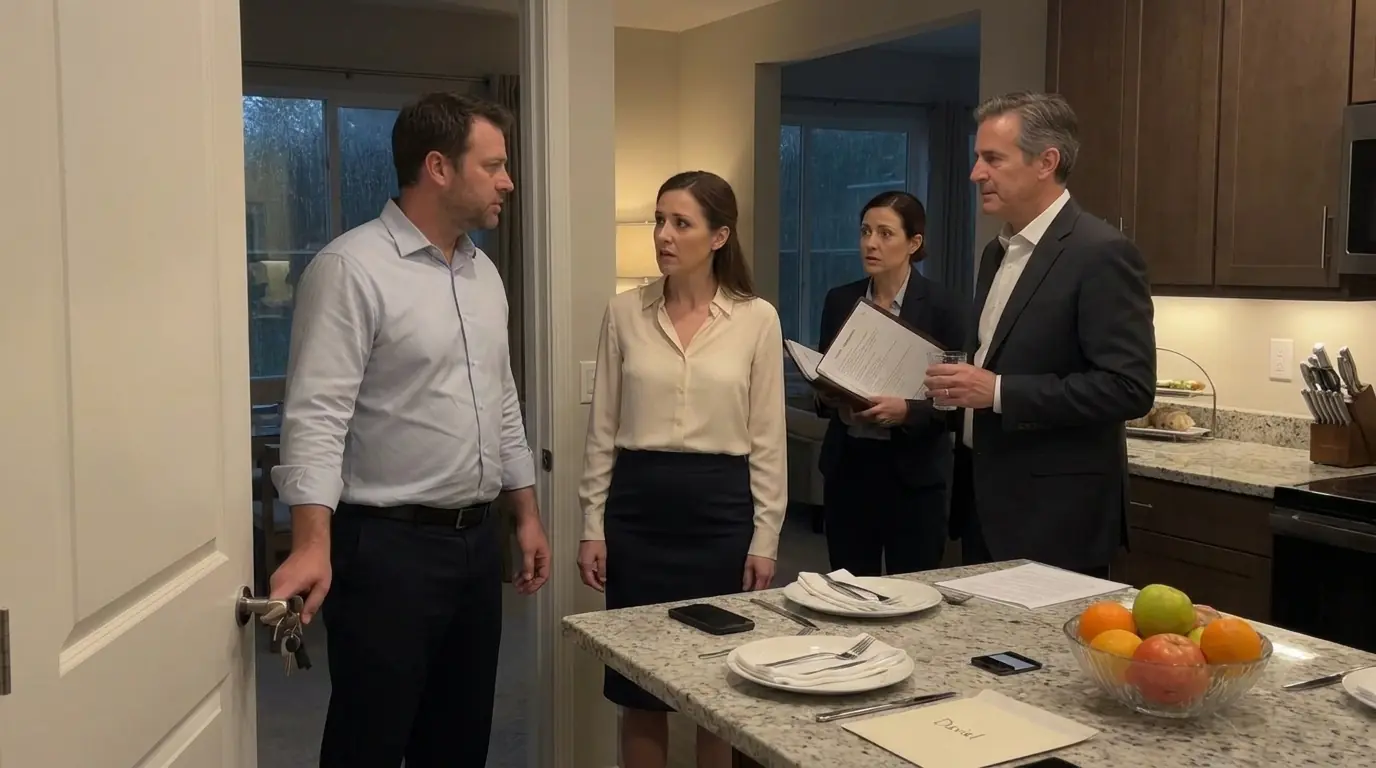 I Came Home Early—Then My Wife’s CEO Smiled and Said, “You’ll Stay Quiet”