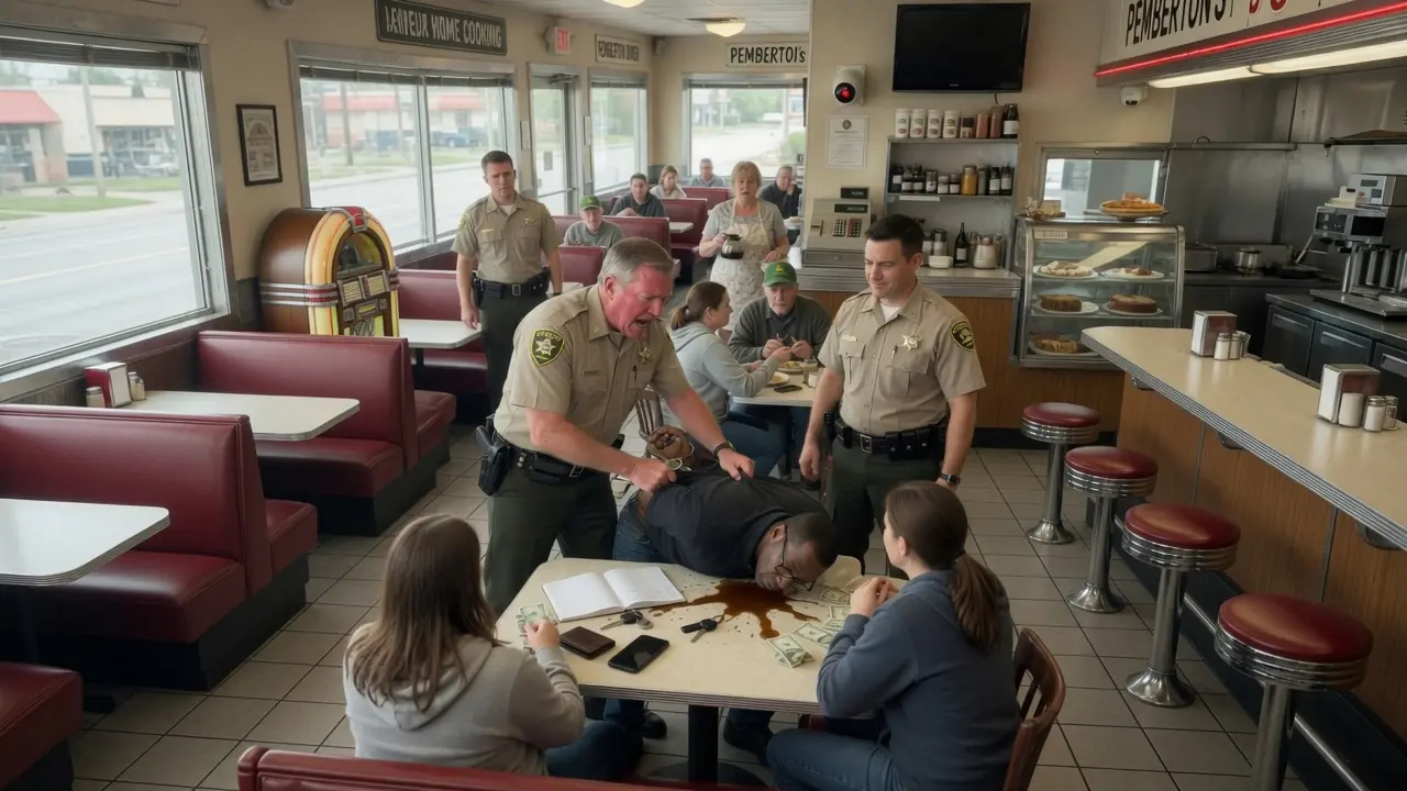 “My Town, My Rules” Sheriff Cuffs Black Man—Then the Waitress Sees His Badge