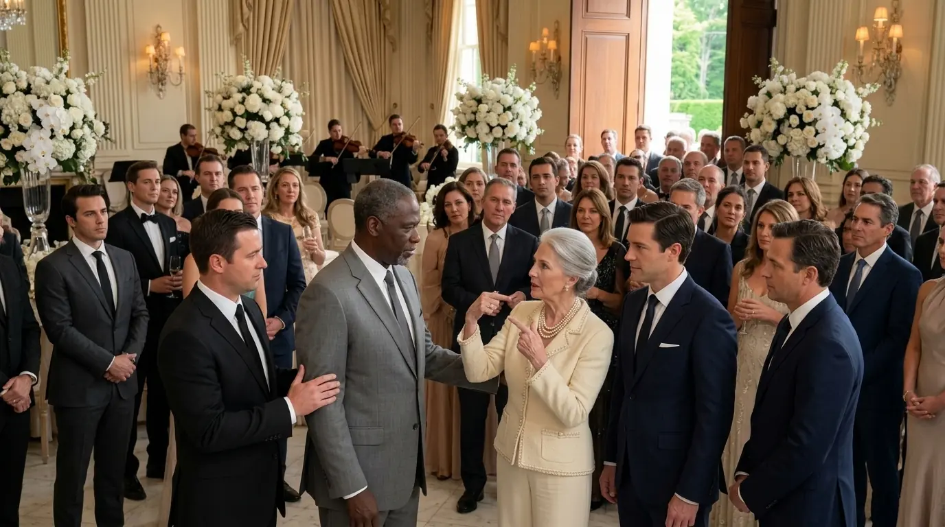 Rich Family Mocked a Poor Black Man—Then the Groom Bowed, “Hello, Sir”