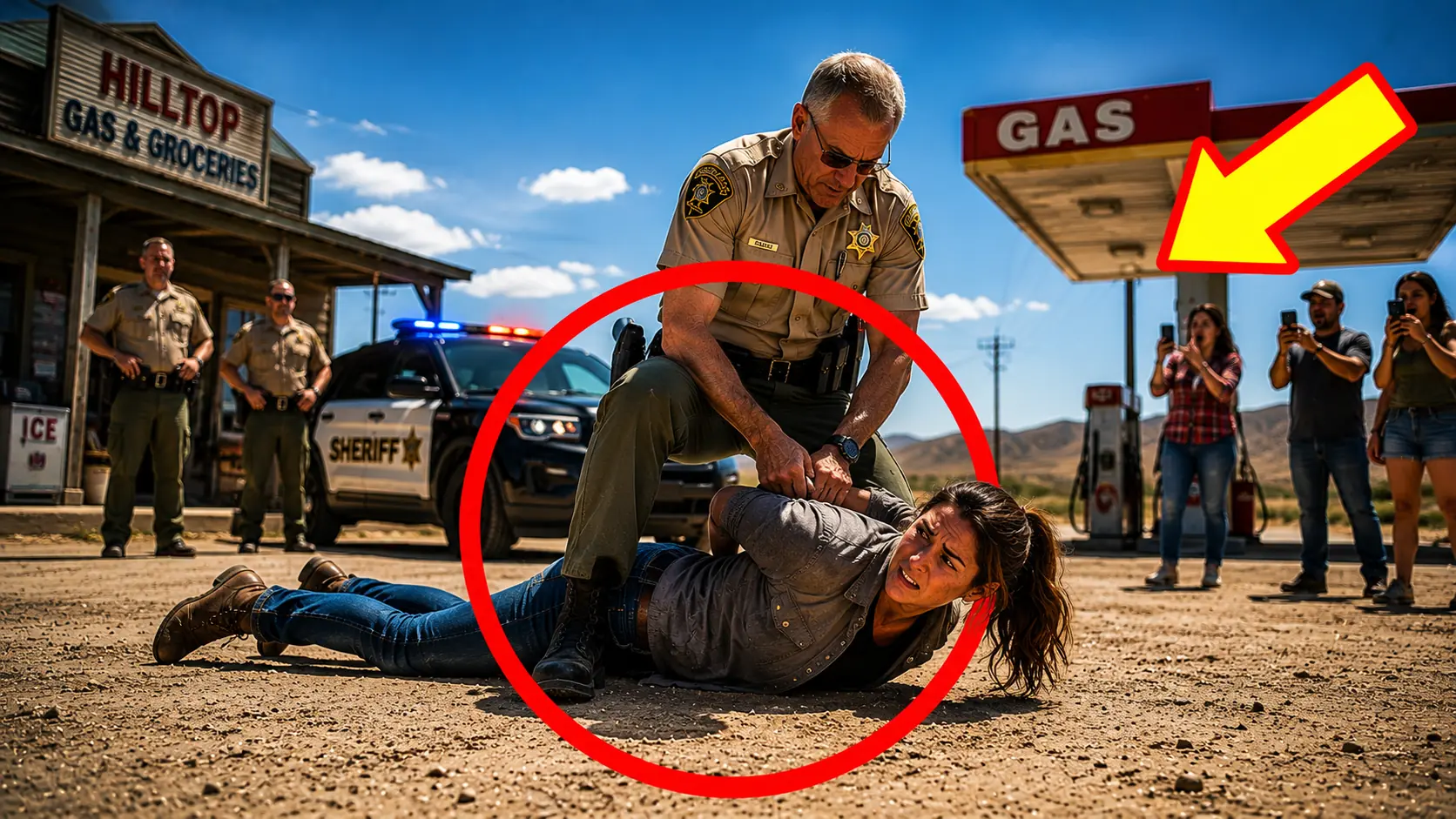 Two Cops Thought She Was an Easy Target at a Gas Station — Until They Found Out Who She Was