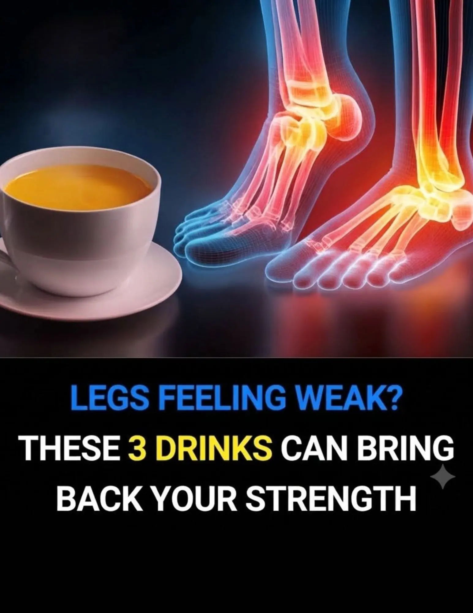 What to Drink if Your Legs Feel Weak: 6 Beverages That May Support Overall Health