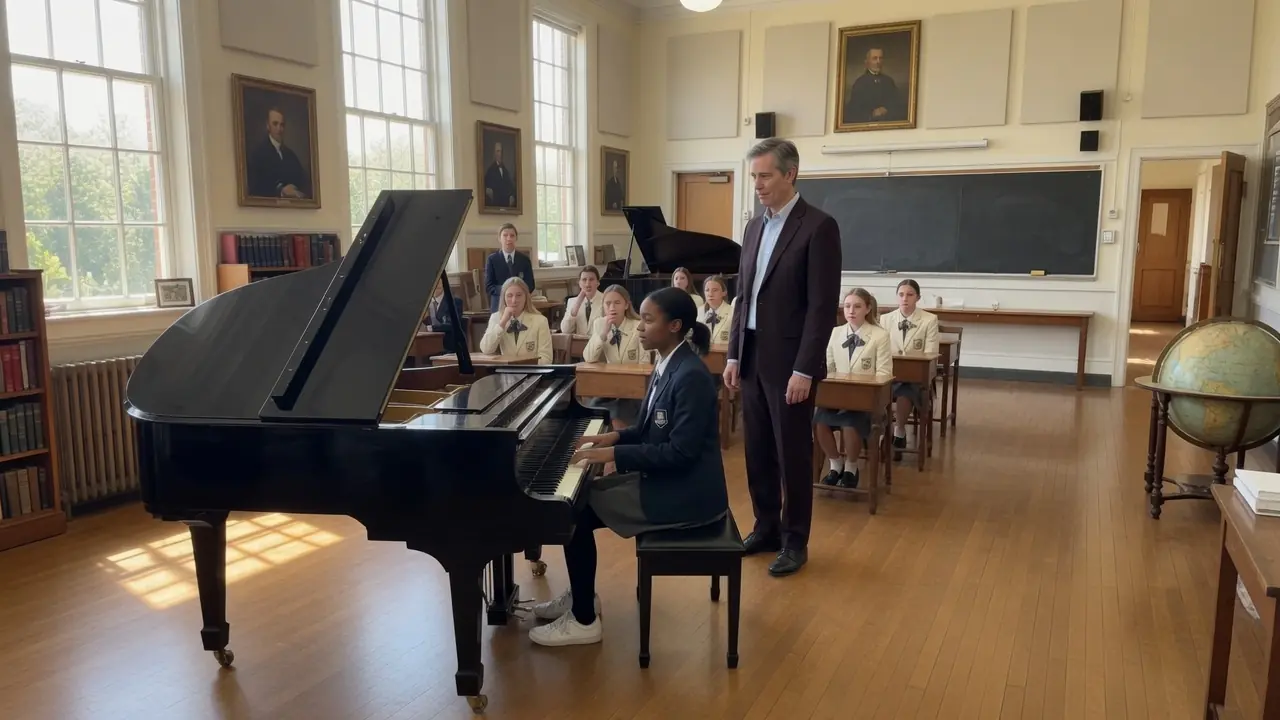 Teacher Forces Black Girl to Play Piano to Mock Her - But Her Talent Leaves Him Speechless.
