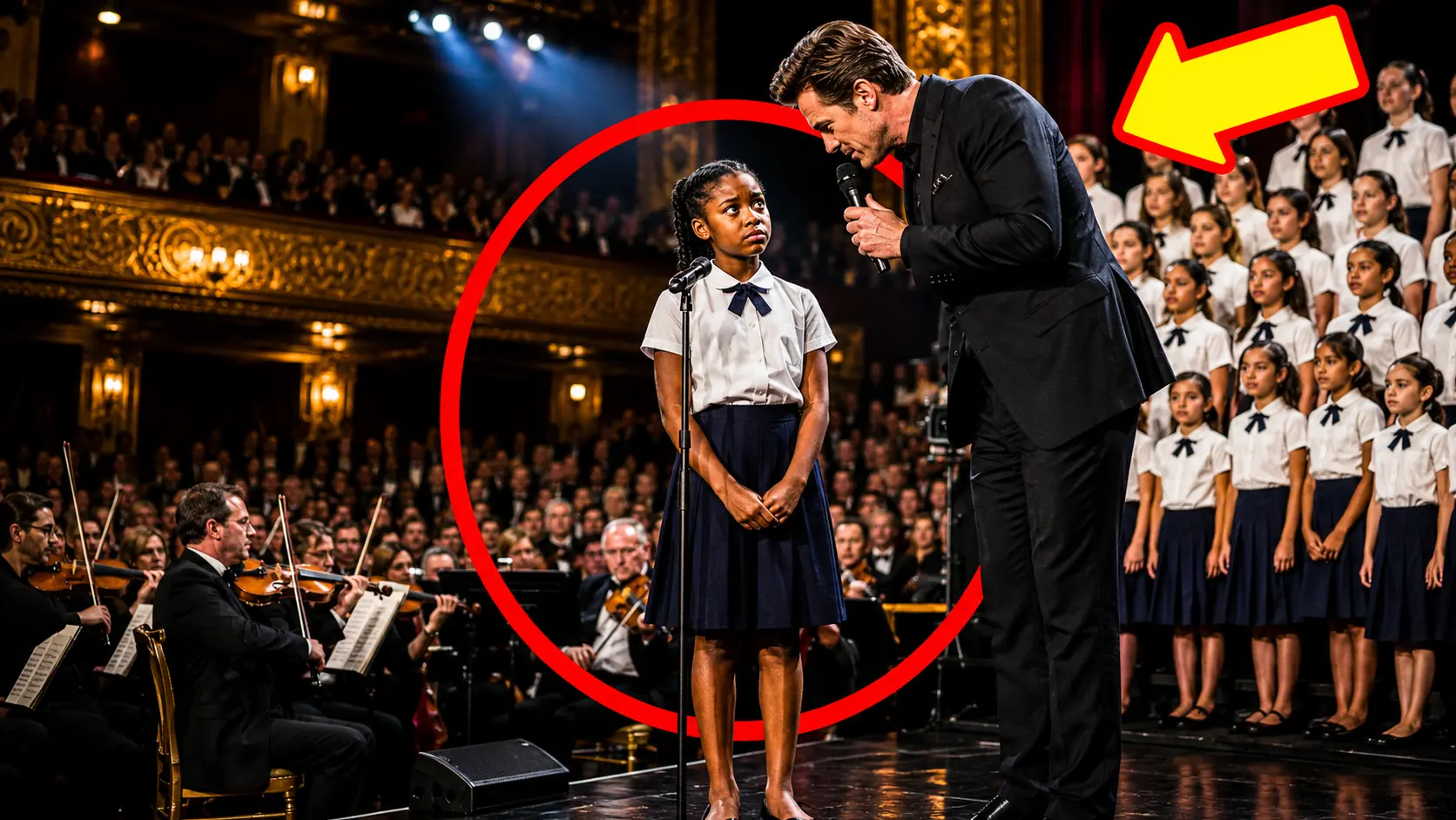 A Famous Singer Forced a Young Black Girl to Sing Solo to Humiliate Her — Then the Entire Arena Went Silent