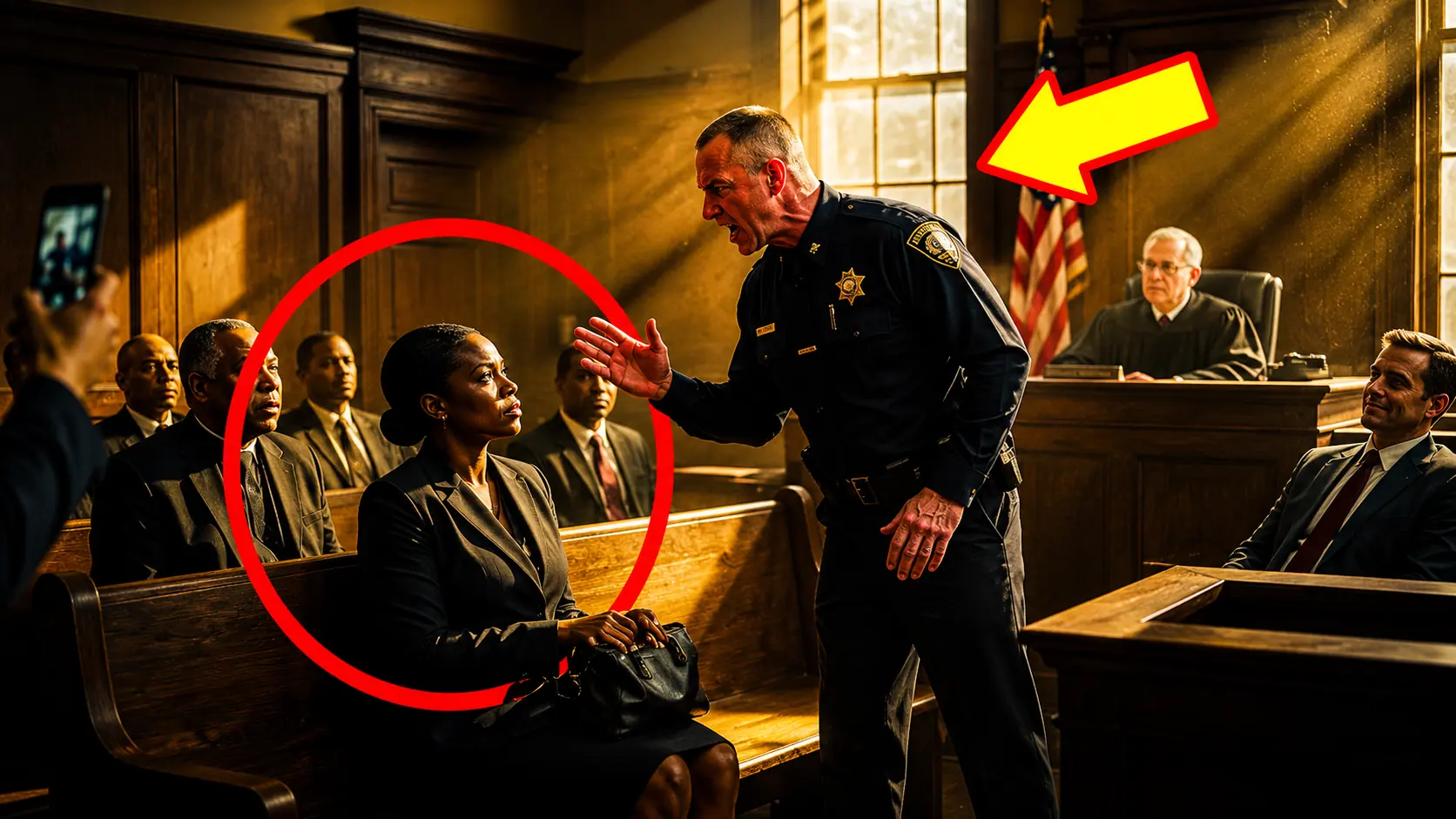 “Sit Down,” a Cop Snarled at a Black Woman in Court, Seconds Later the Entire Room Went Silent