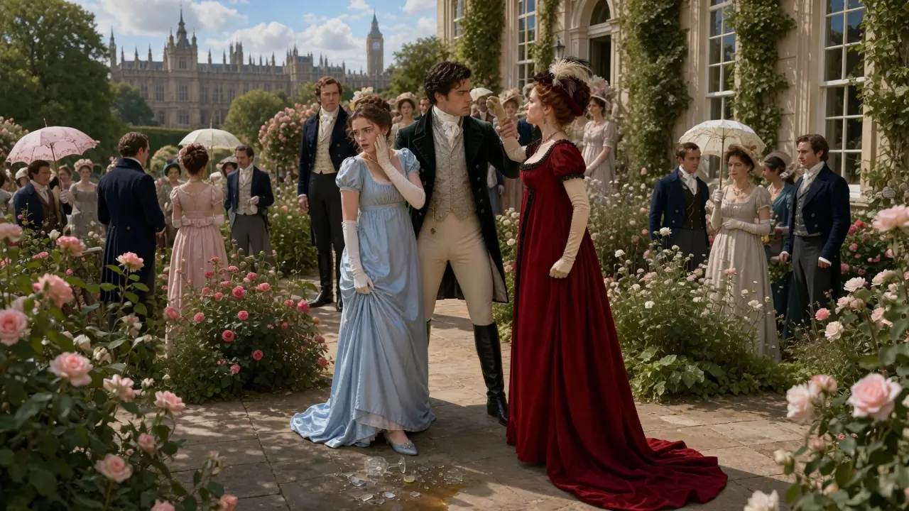 My Husband's Mistress Slap-ped Me Before The Whole Garden Party — The Duke of Foxmere Caught Her Wrist