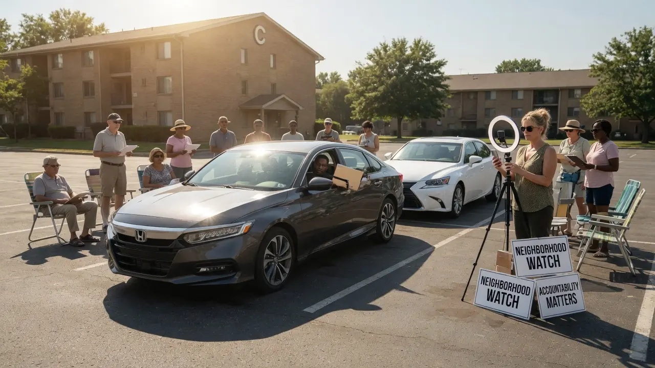 SHE TRAPPED HIM IN A PARKING SPOT — THEN WENT LIVE TO DESTROY HIM
