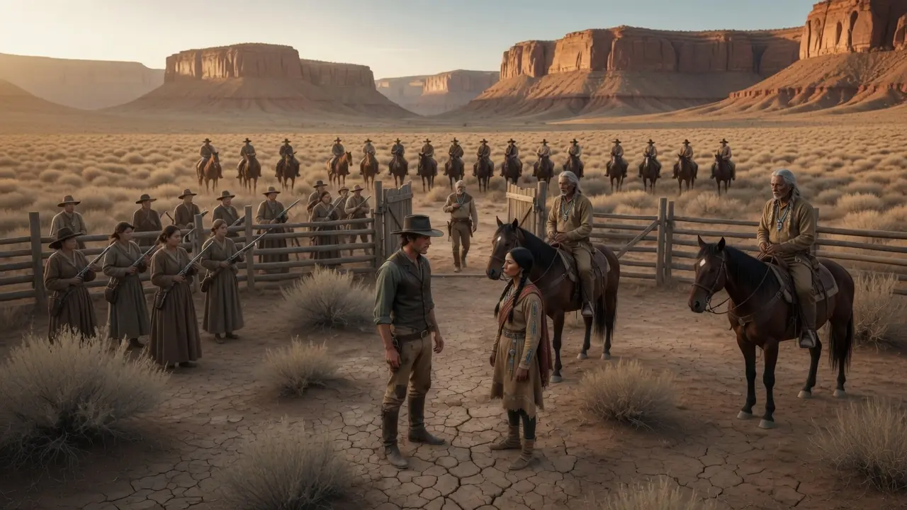 The Rancher Saved a Thirsty Apache Family What They Did Days Later Shocked Everyone.