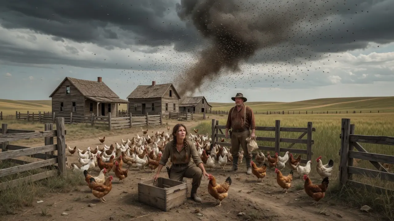 Everyone Laughed When She Bought 213 Baby Chicks — Until the Locusts Came for the Town’s Crops