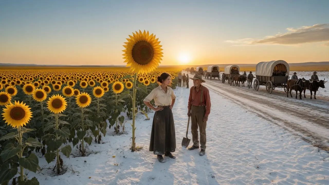 Everyone Laughed When She Planted Sunflowers on a Salt Flat — Until the White Wasteland Turned Into
