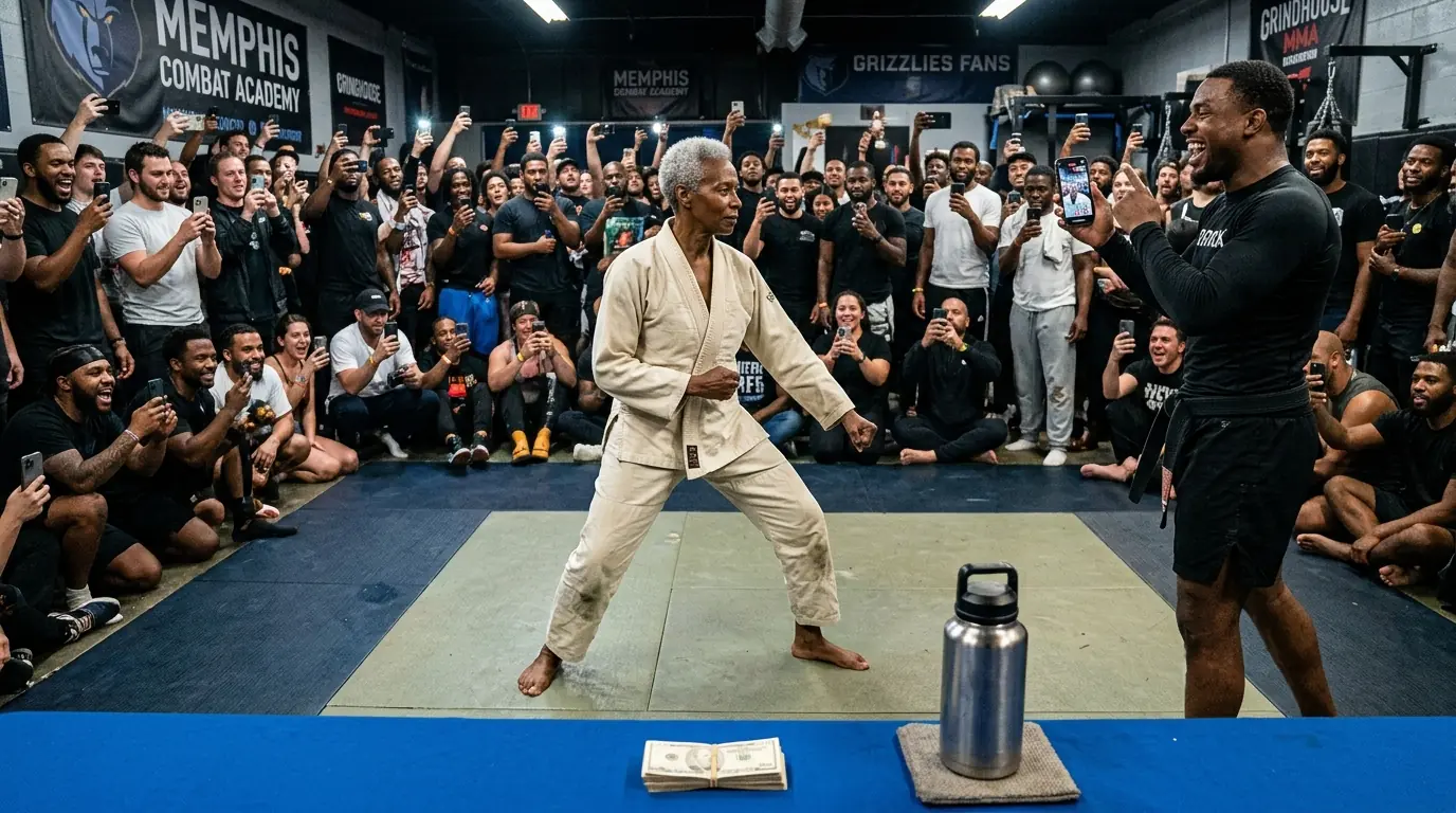 Cocky Black Belt Humiliated an Old Black Woman Janitor — 3 Seconds Later, Karate Legend Ended Him!
