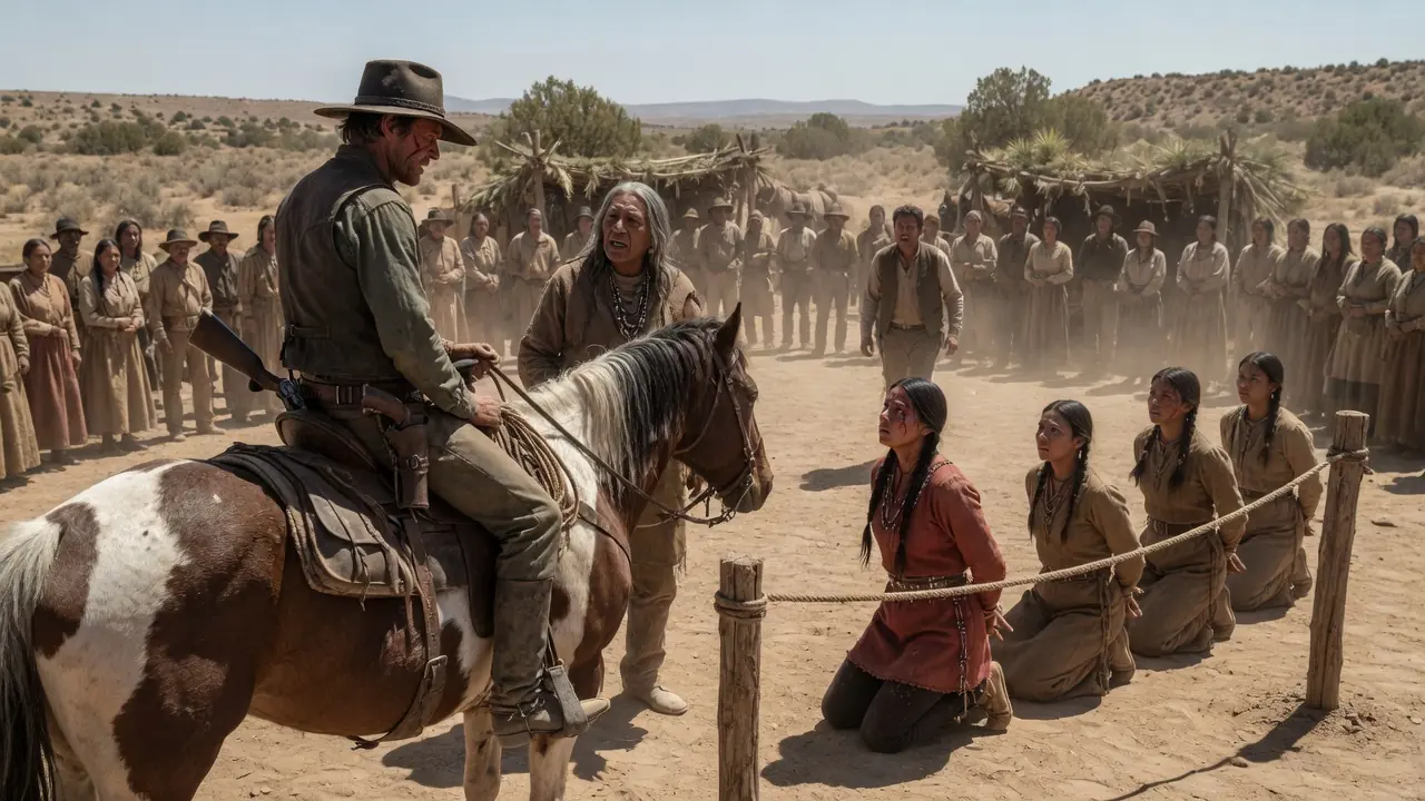 Four Apache Brides Were Sentenced to Die for Being Barren — One Cowboy Rode In and Took Them All.