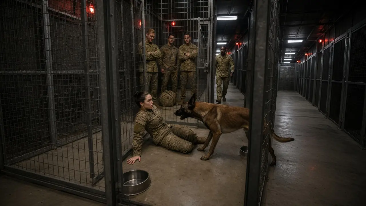 "Die Now, Bit-ch” SEALs Threw The New Girl Into A Starved K9 Dog Pen — Not Knowing She Was The Handler