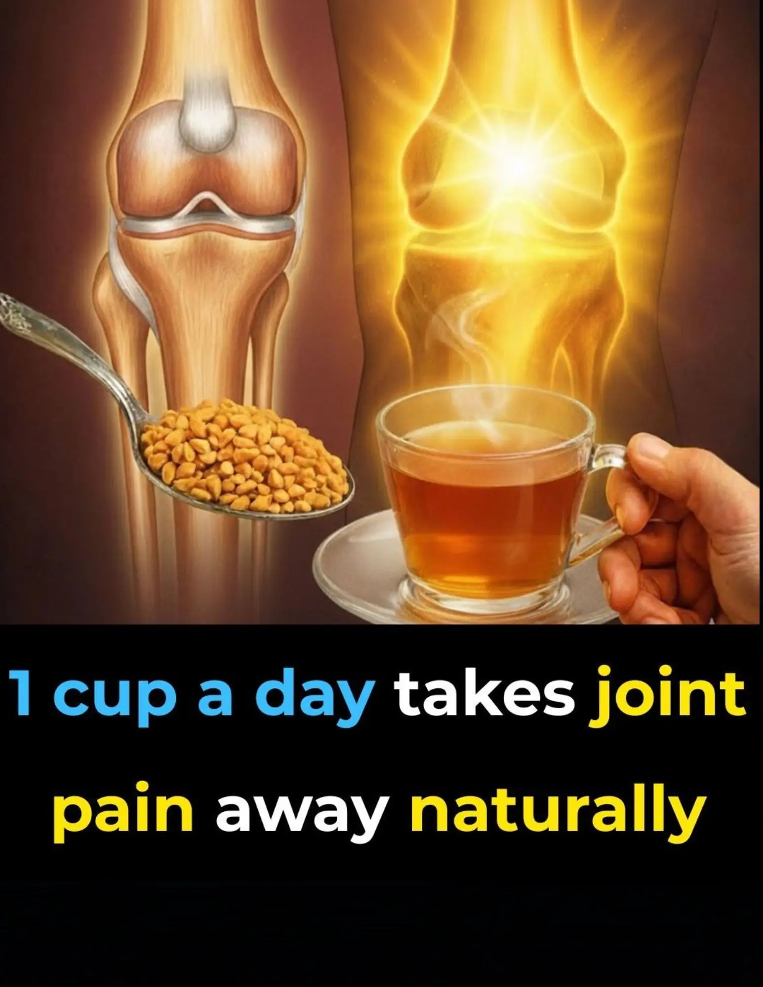 1 cup a day takes joint pain away naturally