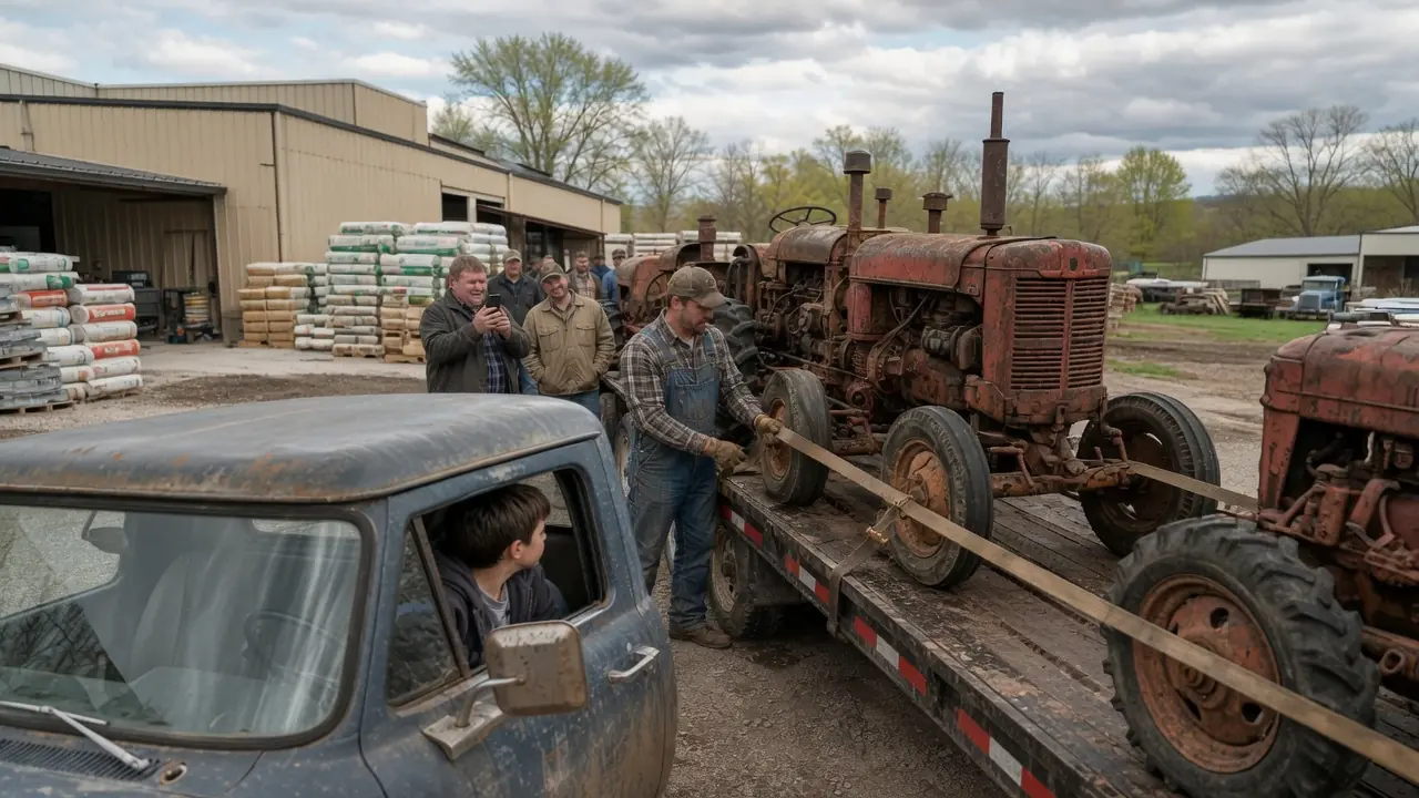 A Female Billionaire Mocked a Single Dad's 5 Rusted Tractors — Then His $200M Farm Shocked Her