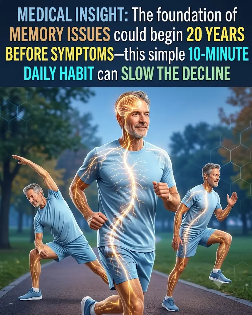 A doctor says the damage behind dementia may start 20 years early — and this 10-minute routine may help slow it down