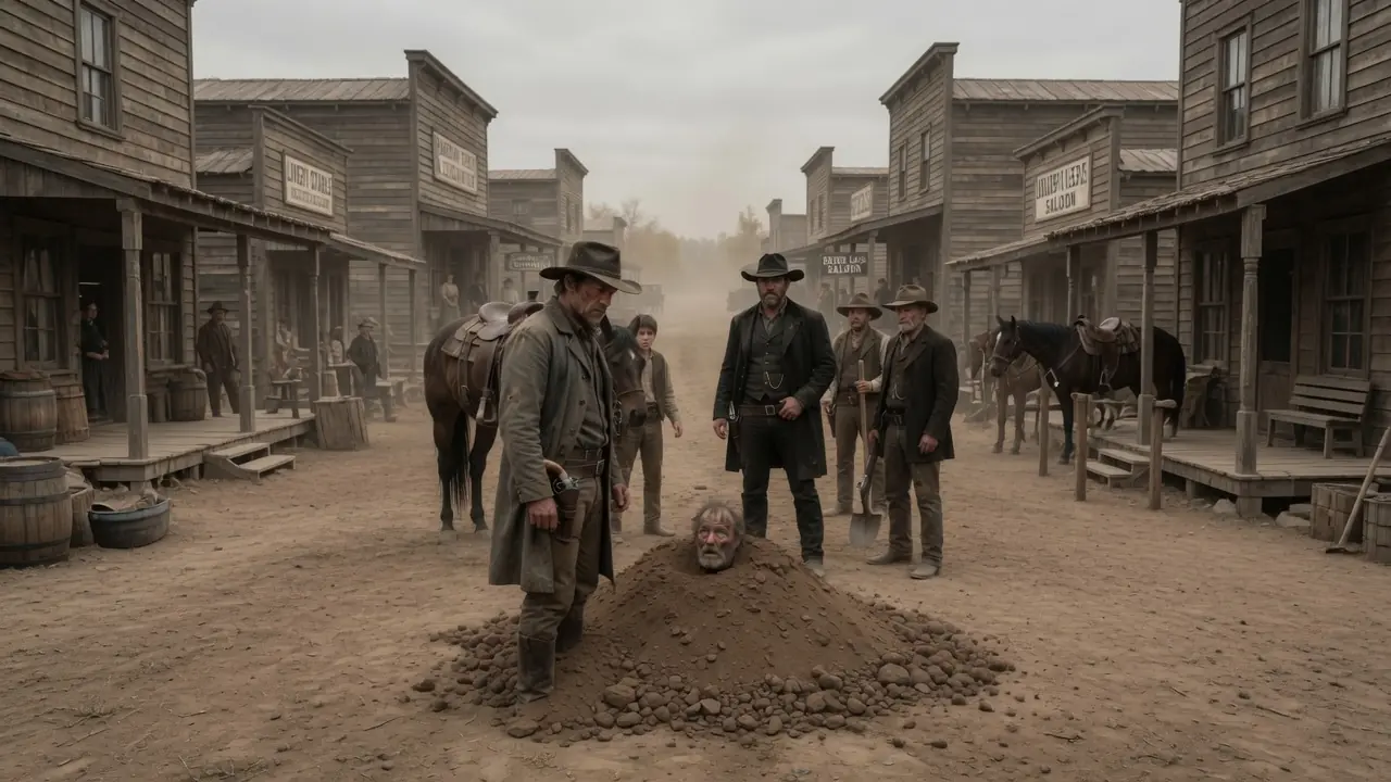 They Buried the Marshal Alive… Then the Nameless Gunman Rode Into Town