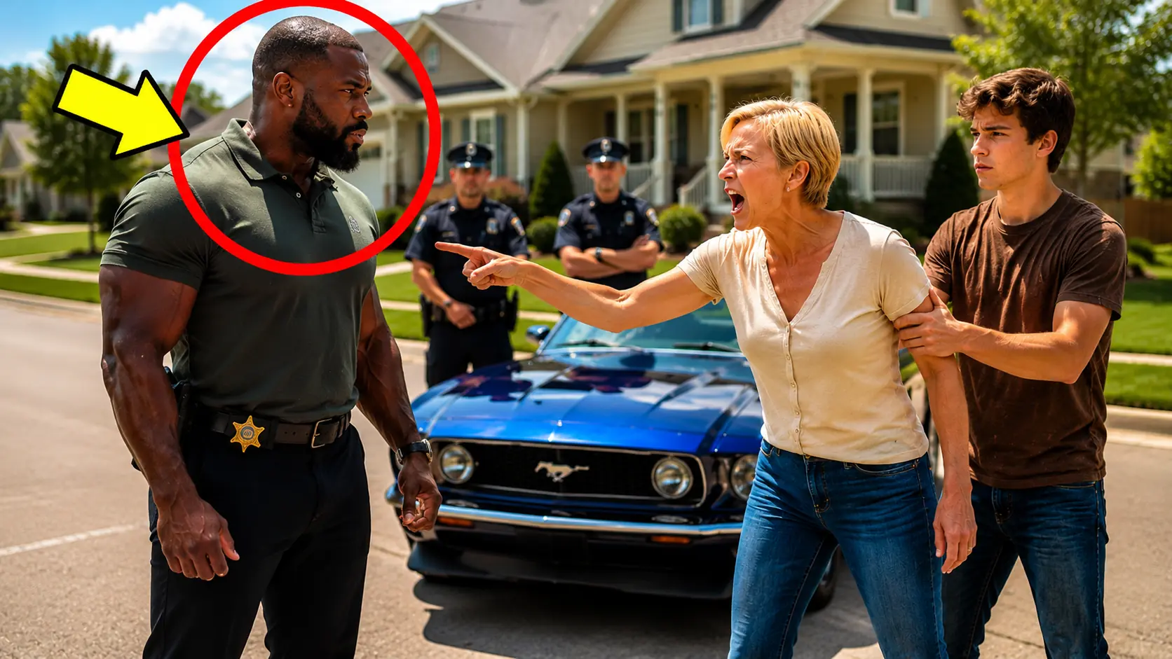An HOA Karen Smirked as She Called the Cops — She Stopped Smiling When They Arrived