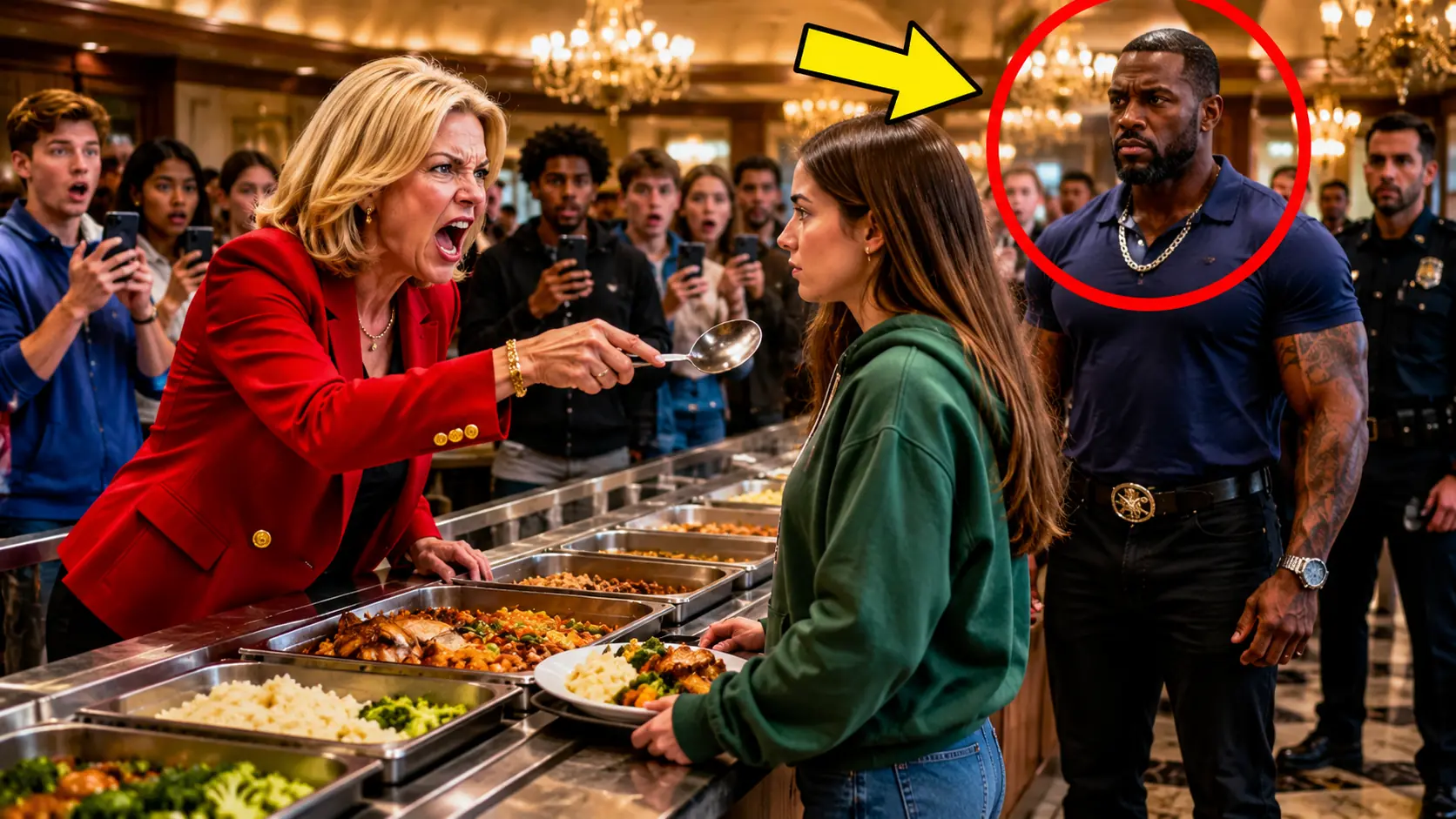 A Hells Angel Biker Walked Into His Daughter's College Cafeteria — The Arrogant Manager Instantly Regretted It