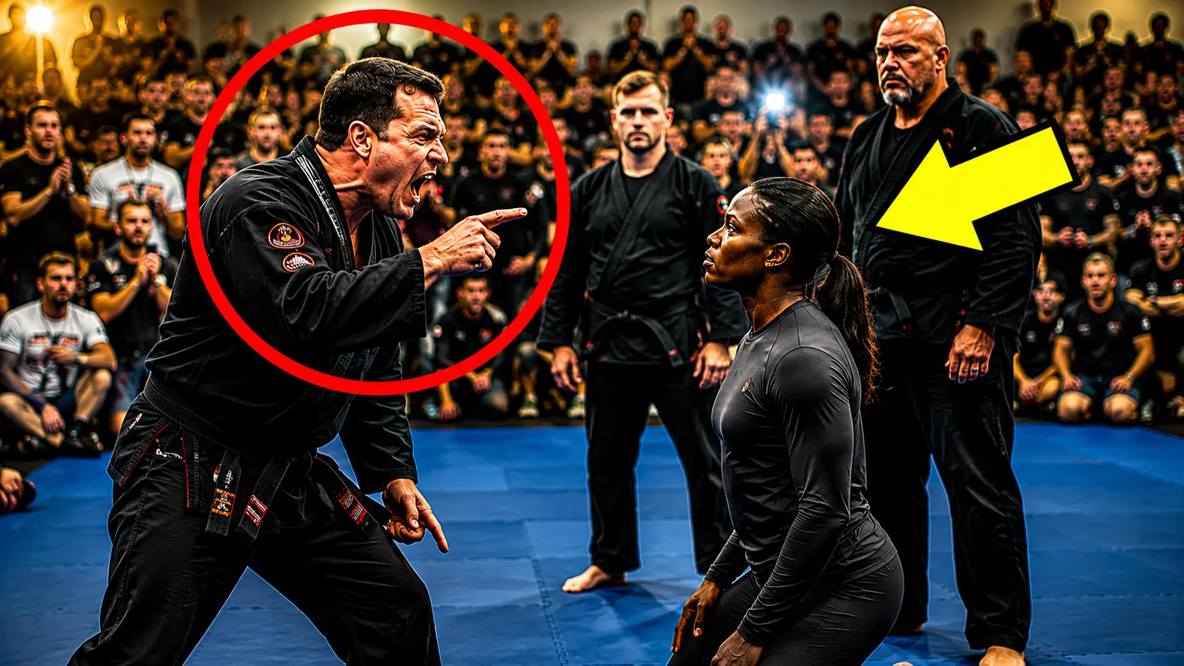 A Black Belt Publicly Humiliated a Quiet Black Woman Before 600 Fans — Then He Picked the Wrong Fight