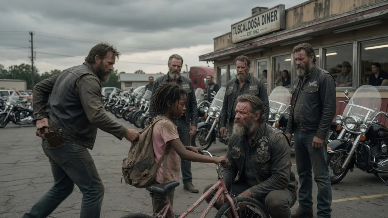 LITTLE GIRL TRIES TO SELL HER BIKE TO SIX BIKERS — THEN SHE SAYS WHY