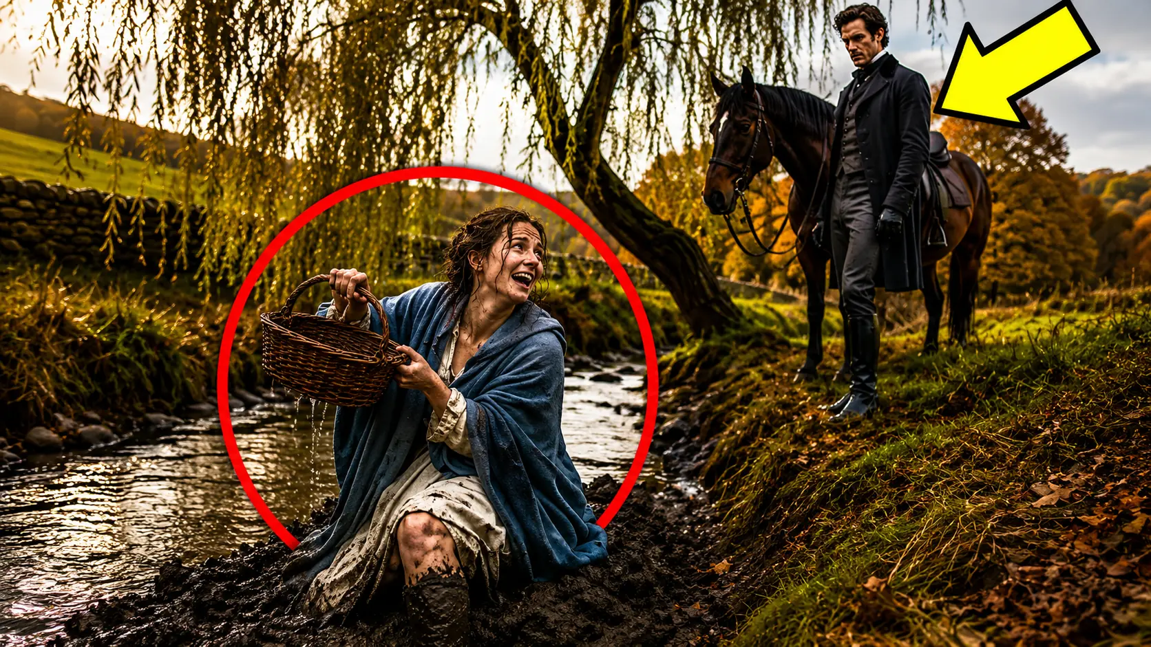 The Duke Found Her Stuck in Creek Mud — She Was Laughing Instead of Crying