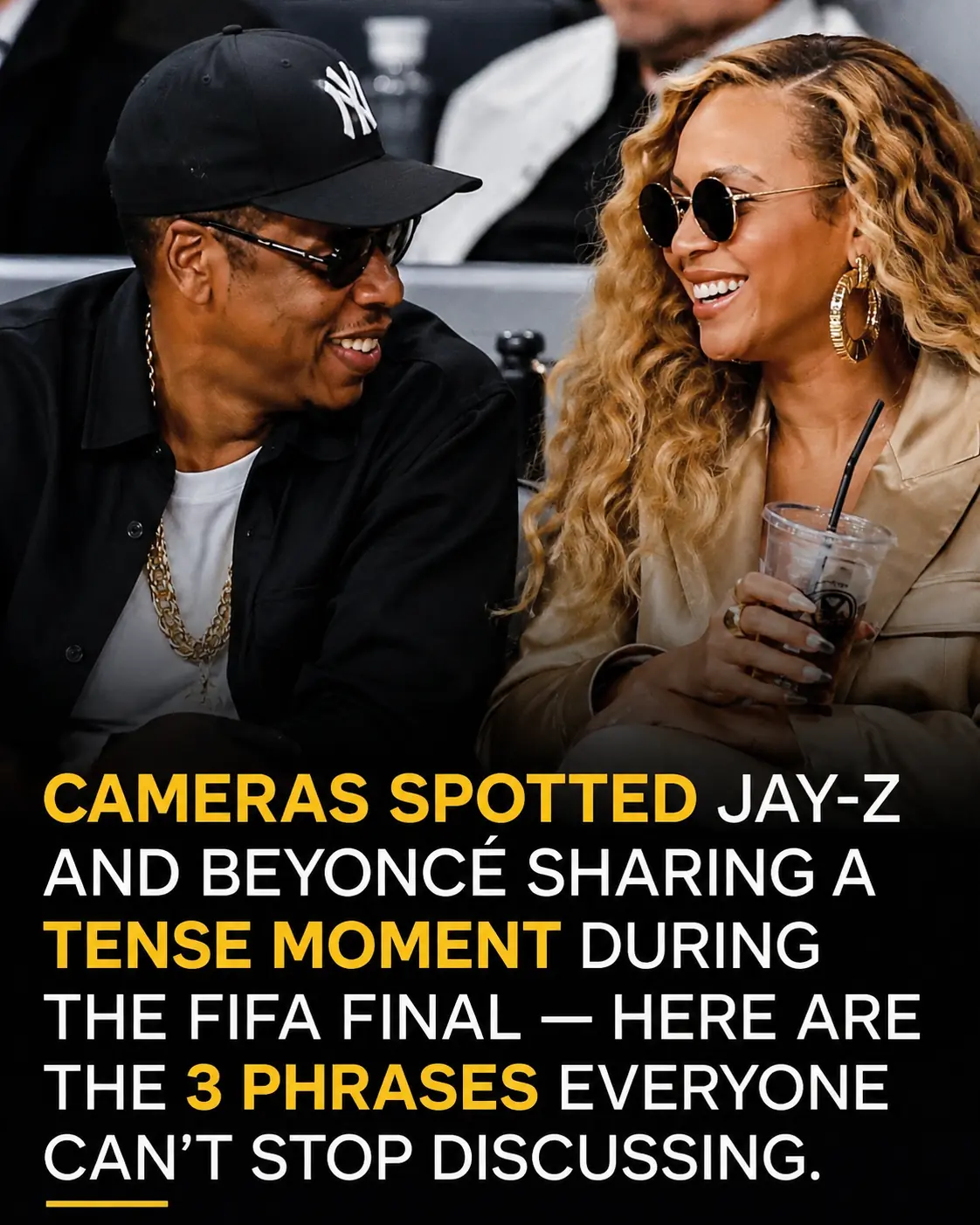 Beyoncé and Jay-Z's World Cup Chat Goes Viral After Lip Reader Claims They Were Talking About Lionel Messi
