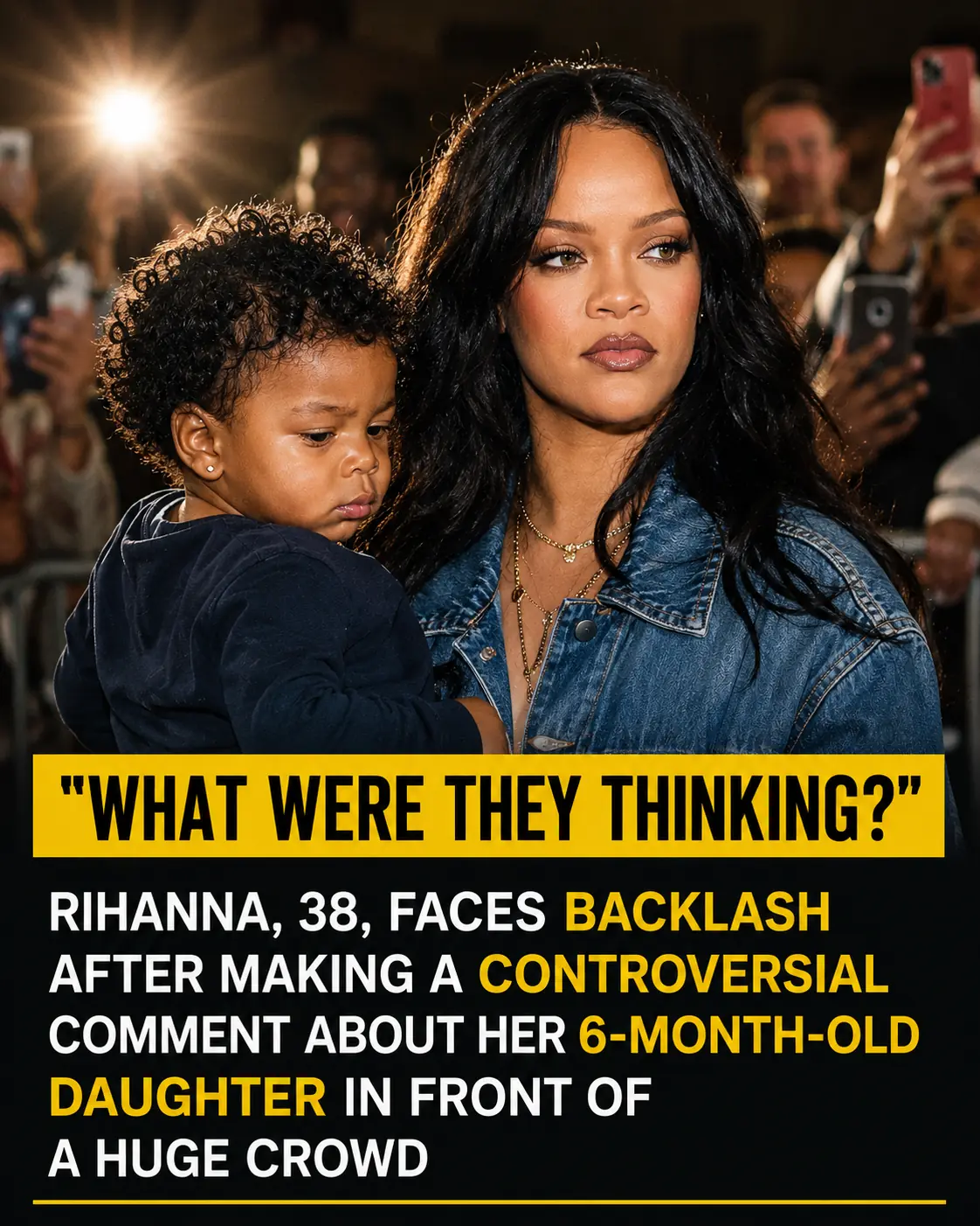 Rihanna and A$AP Rocky's Baby Girl Rocki Steals the Spotlight at Jay-Z Concert — But One Tiny Gesture Has Everyone Talking