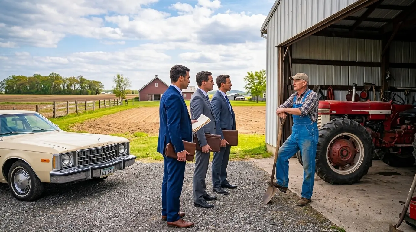 The Only Farmer Who Read the Fine Print — When the Bank Came He Was the One Smiling