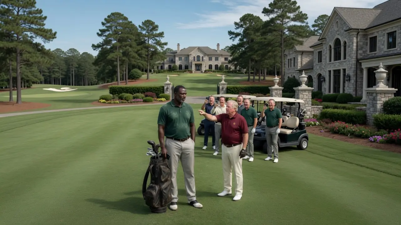 A Defense Billionaire Mistook The Quiet Black Golfer For A Caddie — Then The Armored Convoy Arrived And Every Soldier Saluted Him