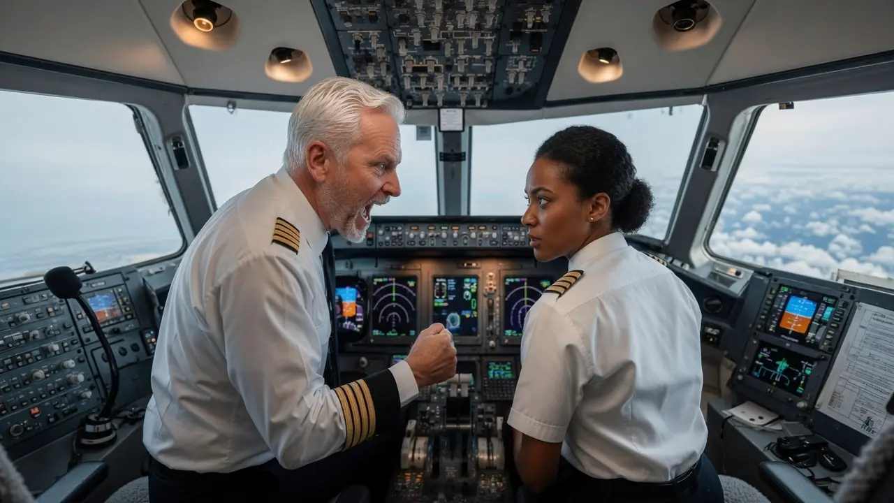 Pilot Refused To Fly With A Black Female Copilot — Ten Minutes Later, She Took His Job, His Crew, And His Entire Career