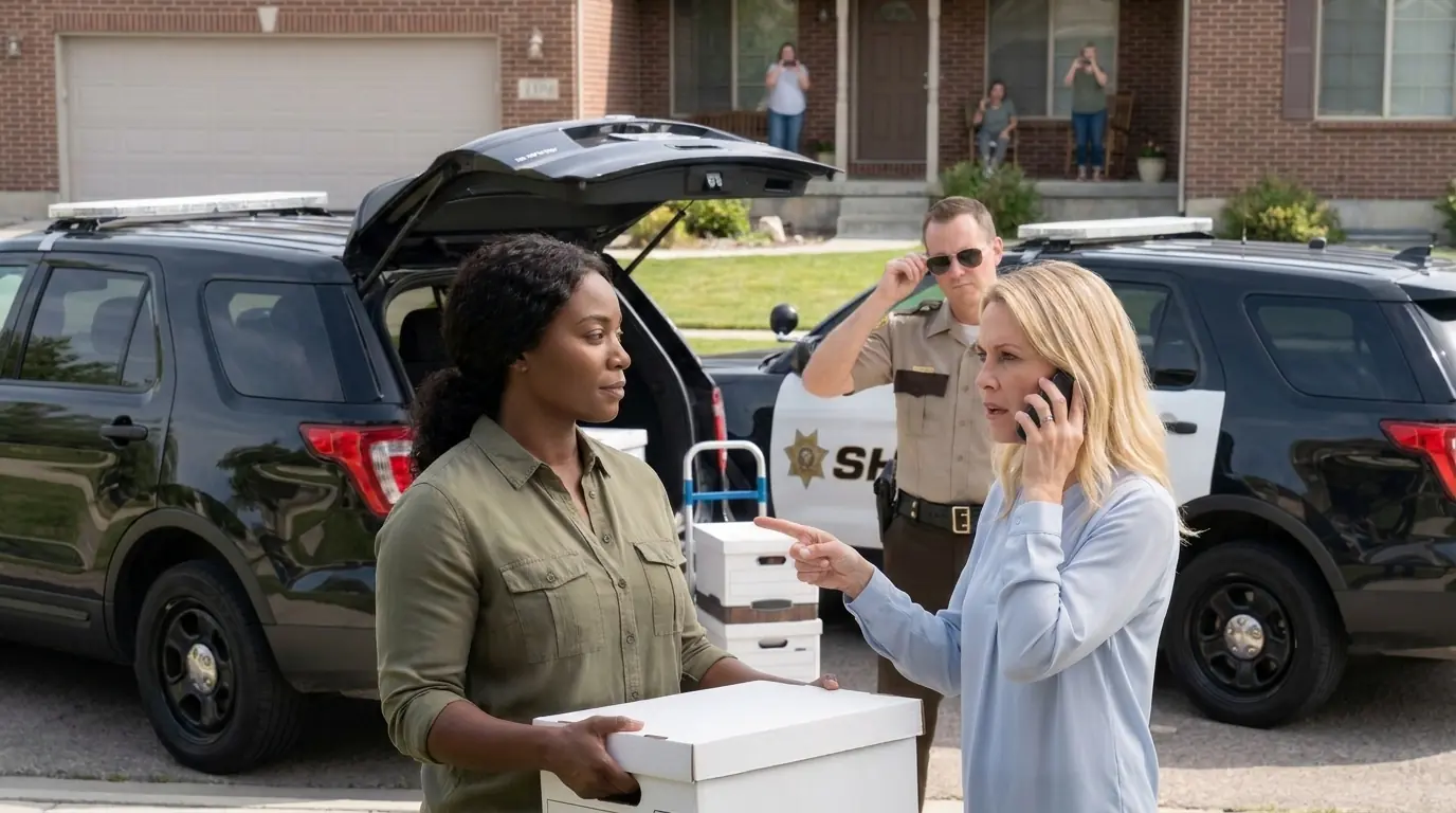 HOA Karen Called Cops for Backup — Sheriff’s Salute Left Her Speechless!