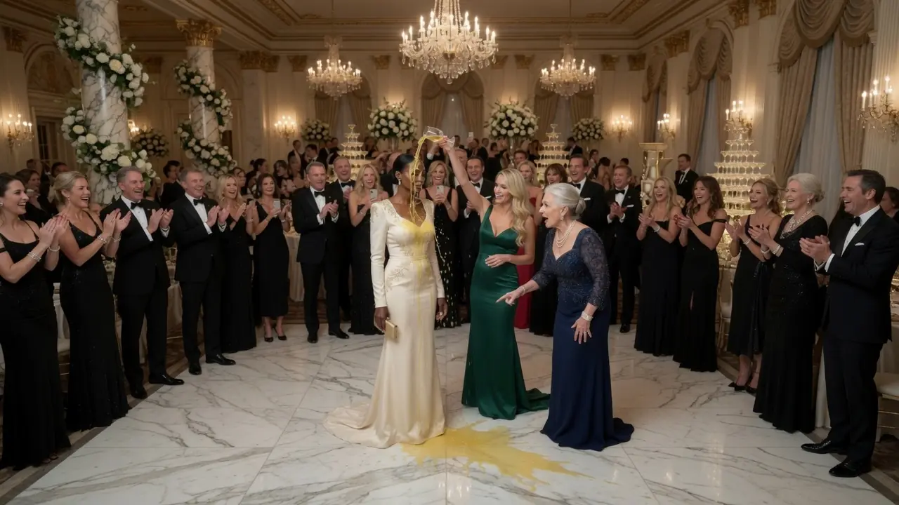 Billionaires Dump Wine on Black Woman — Seconds Later, She Ends the $2.5B Saving Their Empire