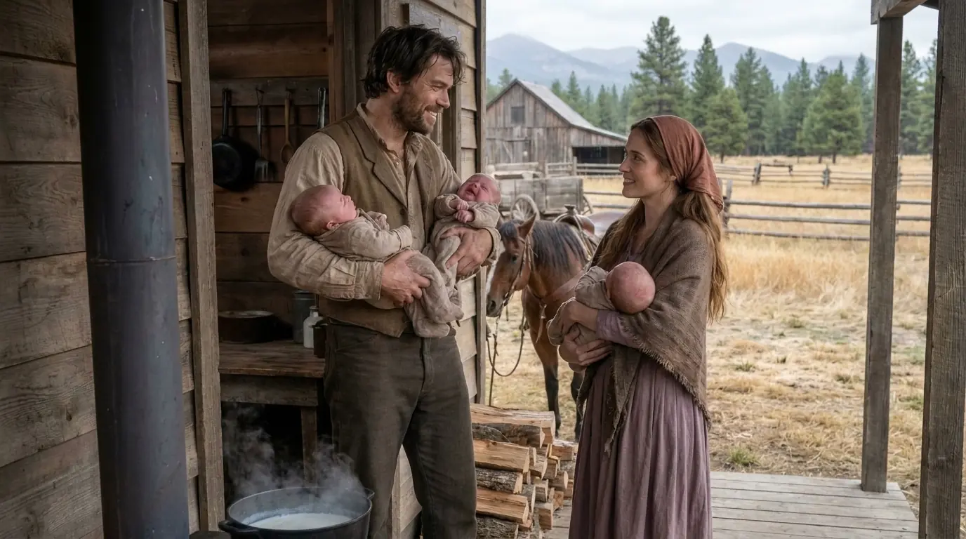 "Let Me Stay, I'll Raise Your Kids," She Begged — No One Expected Her to Save His Ranch in a Blizzard