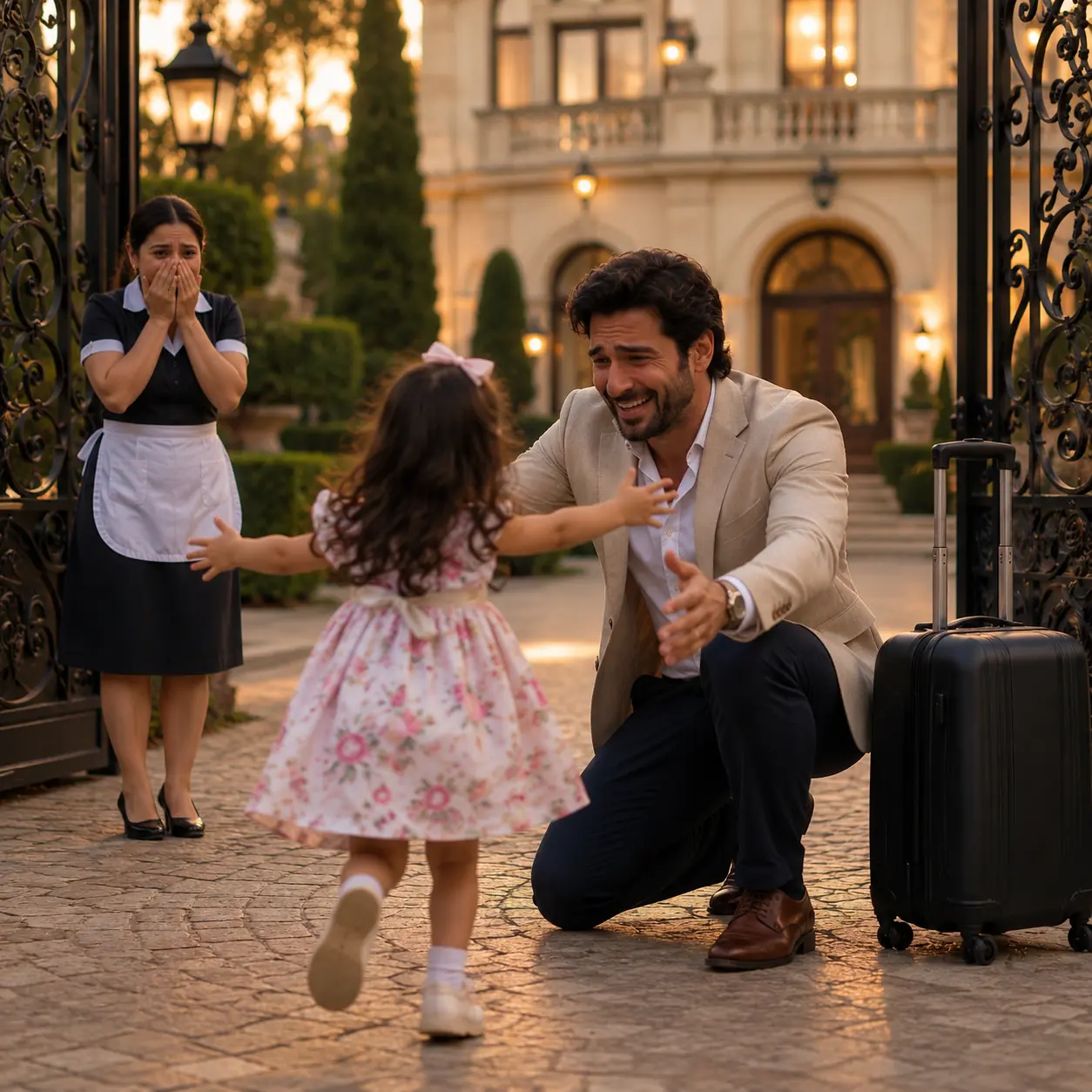 The Billionaire Froze When His Maid’s Toddler Ran to Hug Him After 30 Days! – PART 1